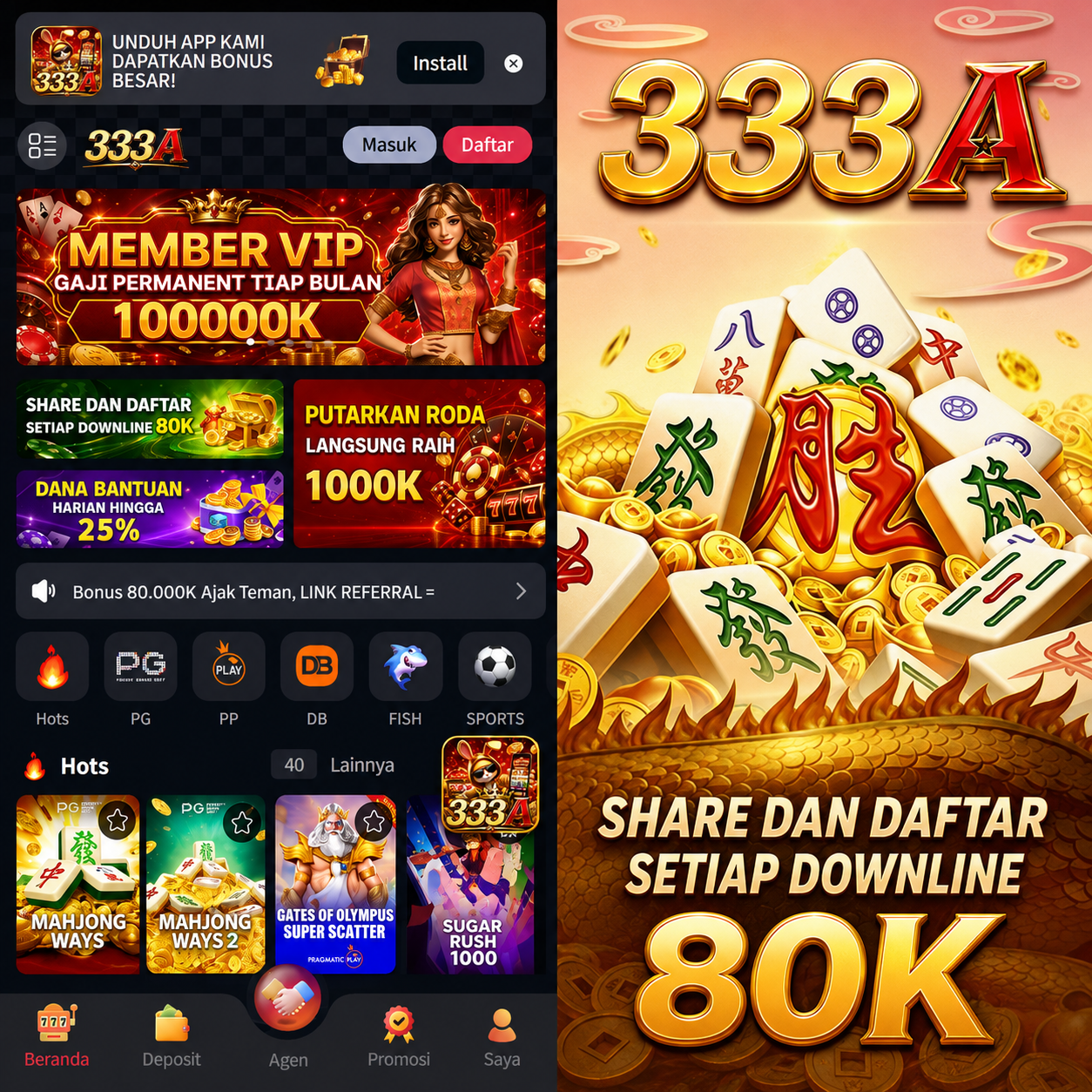 333A - Portal Resmi Game Kasino dengan Link Daftar dan Akses Alternatif