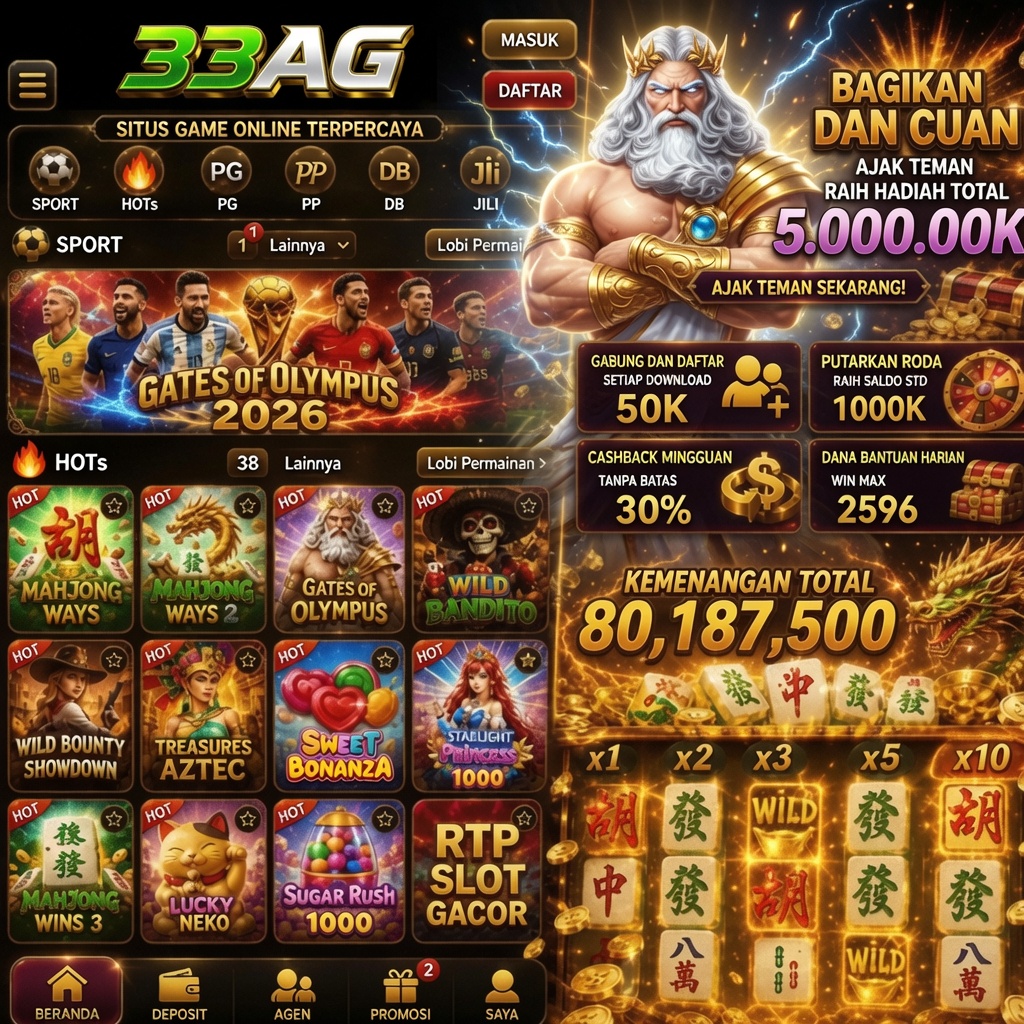 33AG - Pilihan Game PG Soft untuk Penggemar Slot Online