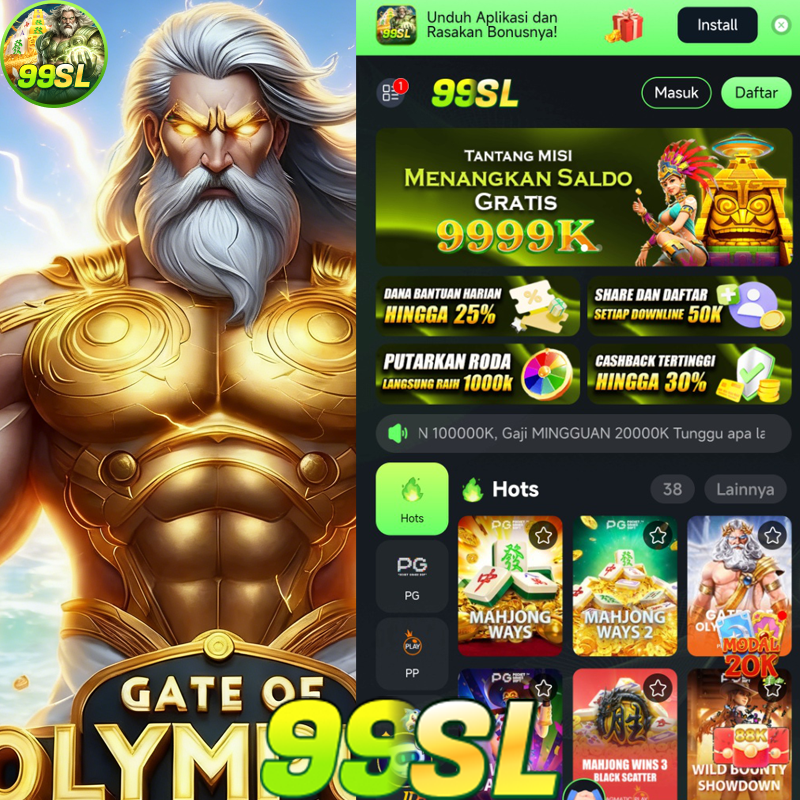 99SL - Daftar Game Online dengan Pilihan Slot yang Beragam