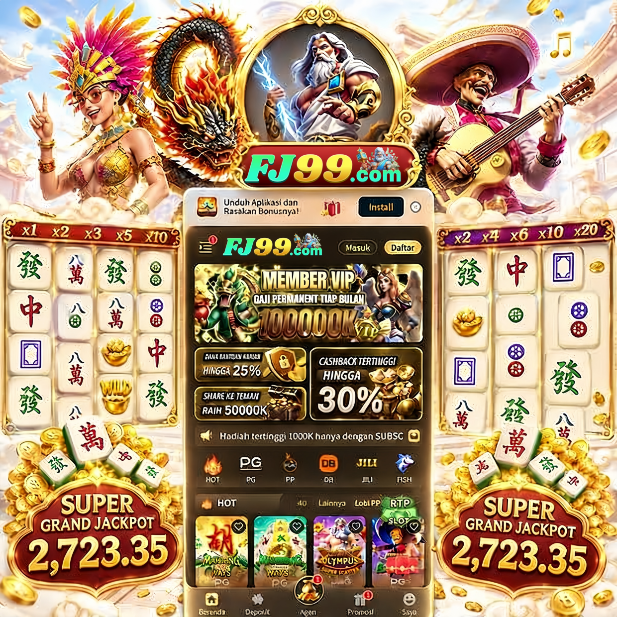 FJ99 - Jelajahi Ragam Slot Online dengan Tema Menarik
