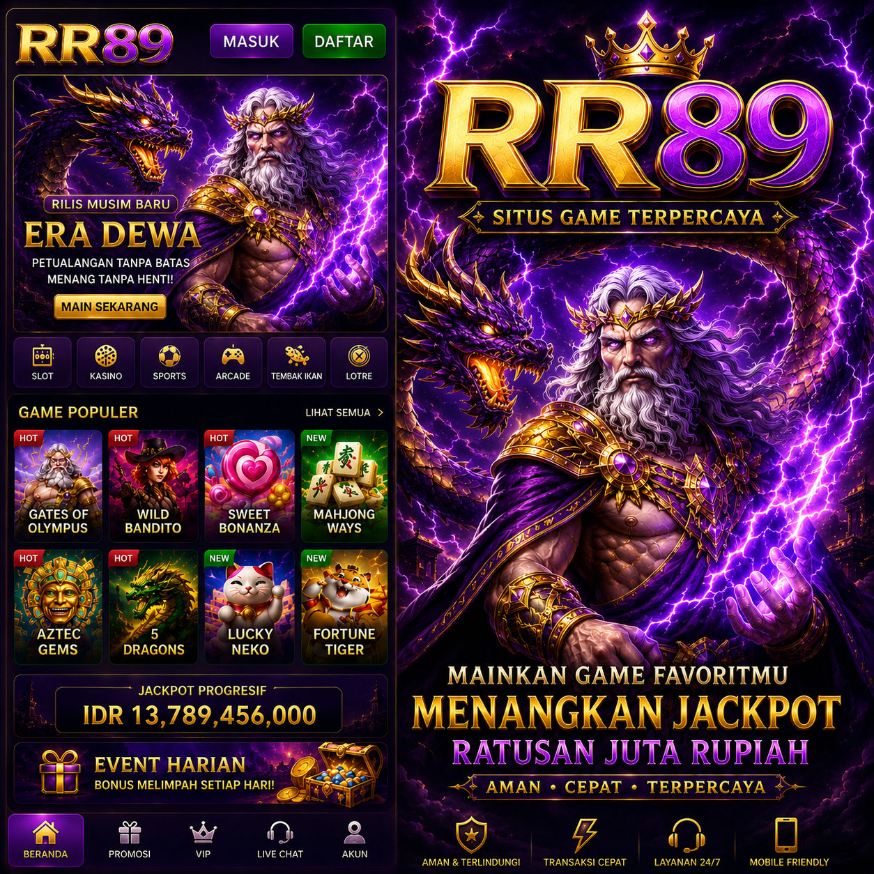 RR89 - Portal Hiburan Game Online Mobile Resmi & Terpercaya