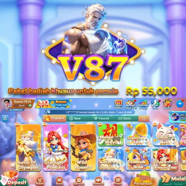 V87 - Portal Hiburan Game Online Mobile Resmi & Terpercaya